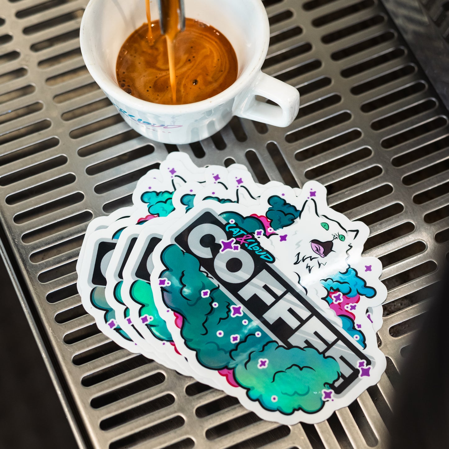 Galaxy Cat Sticker