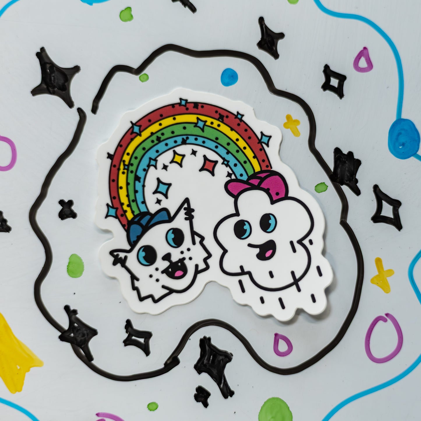 The Rainbow Connection Sticker