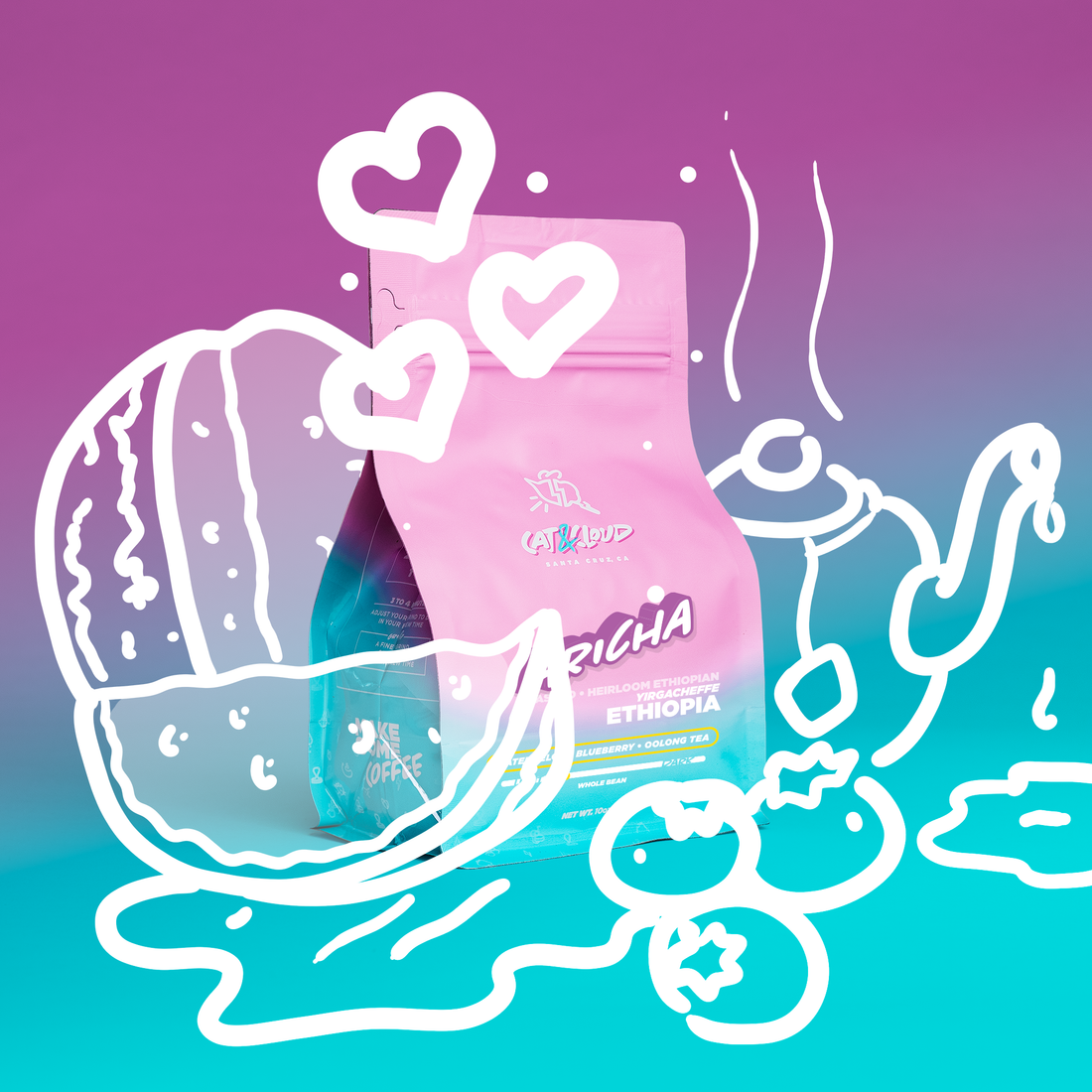 Cat & Cloud Coffee Ethiopia Aricha