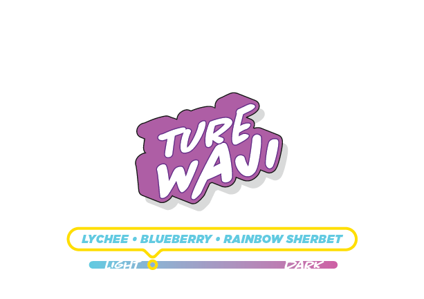 Ture Waji Natural— Lychee, Blueberry, Rainbow Sherbet