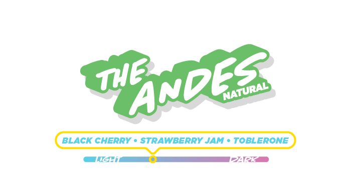 Peru The Andes Natural— Black Cherry, Strawberry Jam, Toblerone